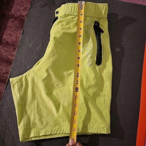 💕5 For $20 Spyder Lime Green Lined 4 Way Swim Trunks Board Shorts 8"- Sz XL - Picture 11 of 12